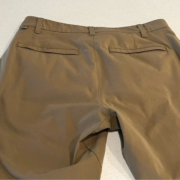 Lululemon khaki and grey dress pants. Waist 30.Length 32. Lot of 2.